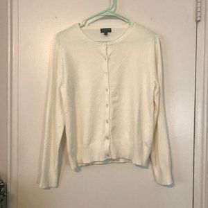 The Limited White Cardigan